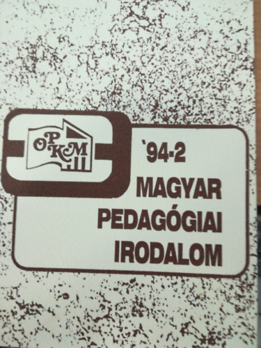 Magyar pedaggiai irodalom 94-2