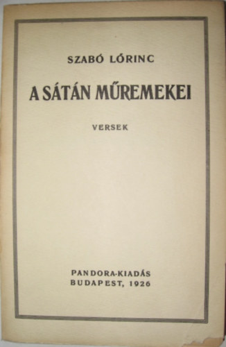 A S�t�n m�remekei (versek)