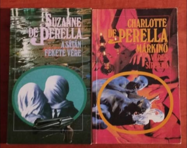Suzanne de Perella Charlotte de Perella mrkin - 2db Perella  regny:Vres sirokk + A stn fekete vre