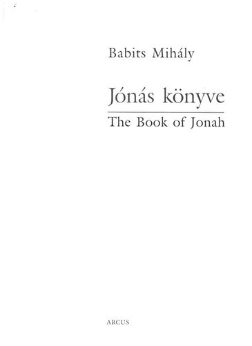 Jns knyve - The Book of Jonah (magyar, angol)