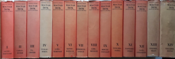 Magyar �r�k �lete �s munk�i I-XIV.