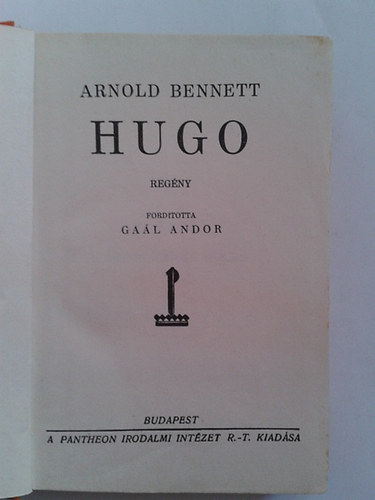 Arnold Bennett - Hugo