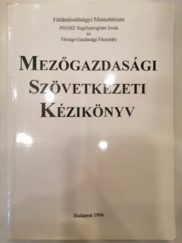 Mezgazdasgi szvetkezeti kziknyv