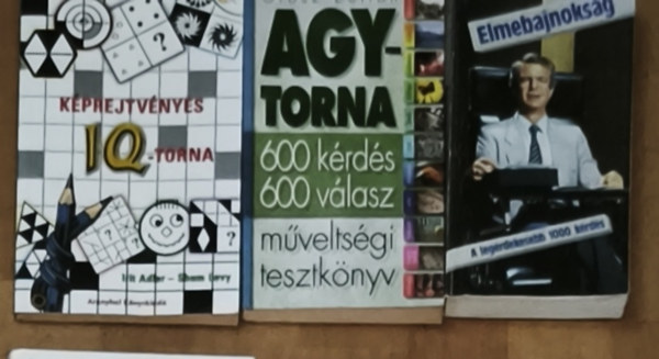 3db agytorn�t el�seg�t� k�nyv - K�prejtv�nyes IQ-torna, Agytorna-600 k�rd�s 600 v�lasz, Elmebajnoks�g-A leg�rdekesebb 1000 k�rd�s