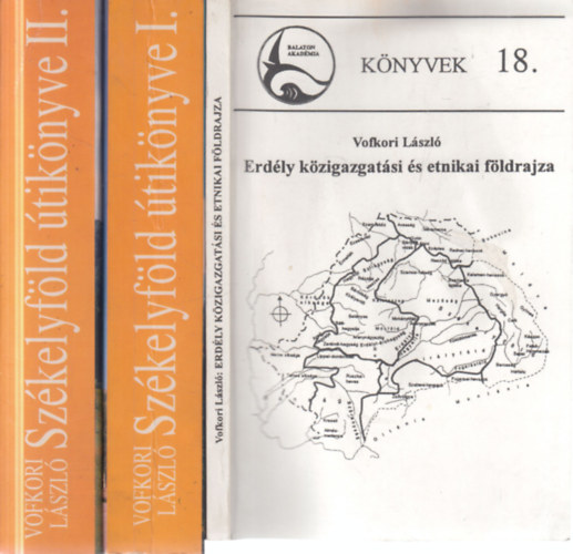 2 db. Erd�ly h�rom k�tetben (Erd�ly k�zigazgat�si �s etnikai f�ldrajza + Sz�kelyf�ld �tik�nyve I-II.)