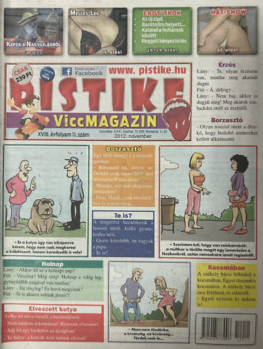Pistike 2012. november (XVIII. �vfolyam 11. sz�m)