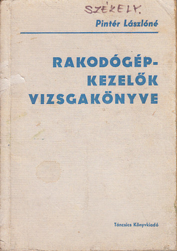 Rakodgp-kezelk vizsgaknyve