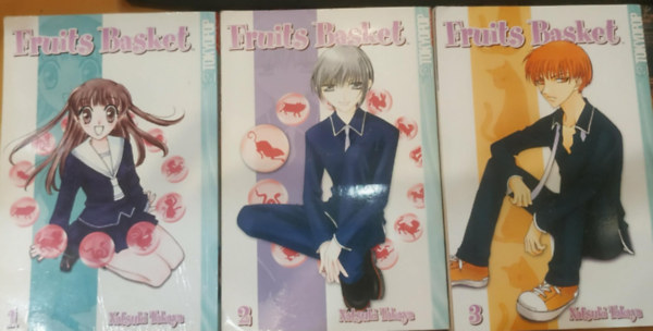 Natsuki Takaya - 3 db Manga: Fruits Basket 1-3.