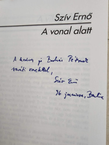 A vonal alatt-dedik�lt