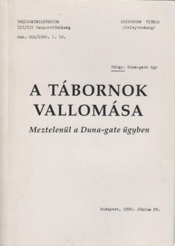 A tbornok vallomsa