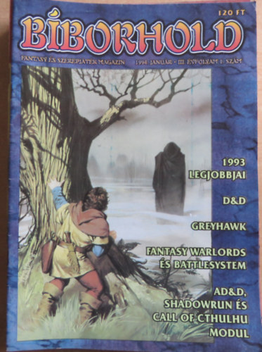 Ndori Gergely  (szerk.) - Bborhold (fantasy s szerepjtk magazin) III. vfolyam 1994/1-12. (Teljes vfolyam, lapszmonknt)