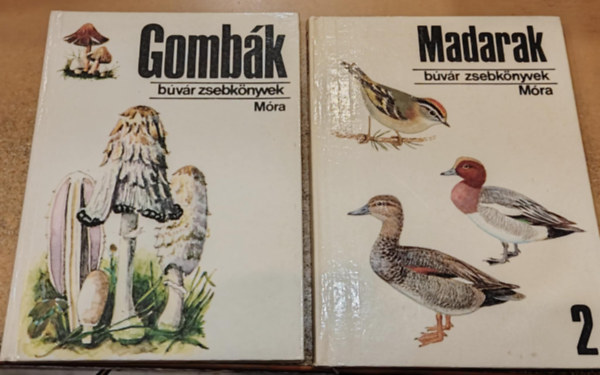 Dr. Keve Andrs Kalmr  Zoltn - 2 db Bvr zsebknyv: Gombk + Madarak 2.