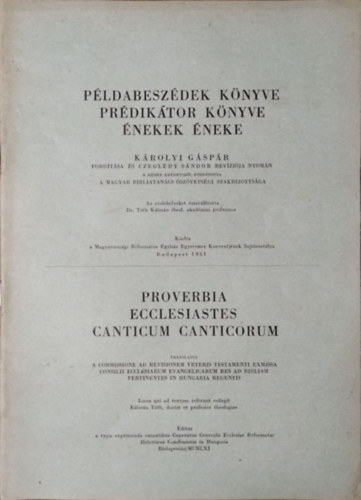 Pldabeszdek knyve - Prdiktor knyve - nekek neke