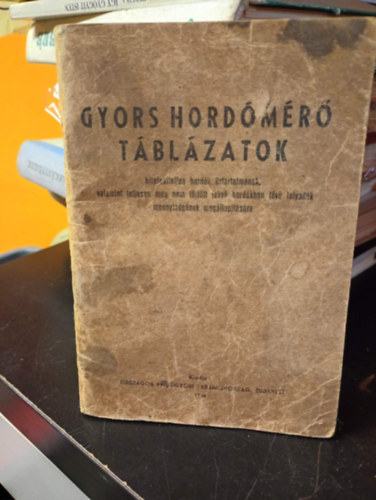 Gyors hord�m�r� t�bl�zatok