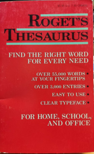 Roget's Thesaurus - Find the Right Word for Every Need