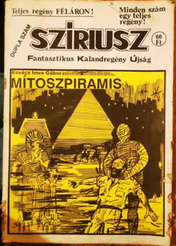 Dr. Horvth Sndor  (szerk.) - Szriusz 1. szm