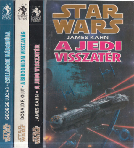 3 db. Star Wars (Csillagok hborja + A birodalom visszavg + A jedi visszatr)