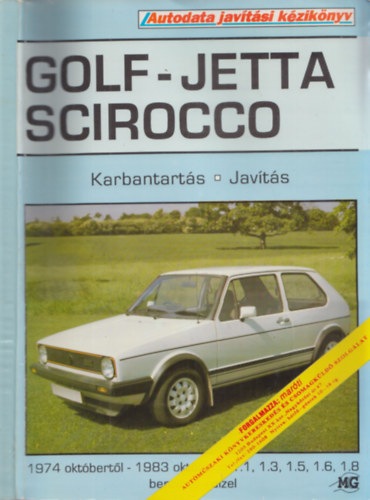 Golf-Jetta Scirocco: Karbantarts - Javts (Autodata javtsi kziknyv)