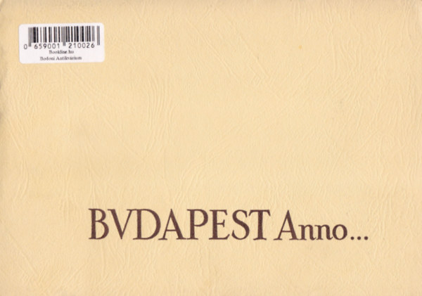 BVDAPEST Anno... (5 db selyem nyomott kp)