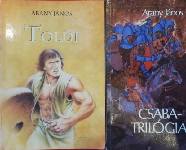 2 darab Arany Jnos ktet (Toldi, Csaba-triolgia)