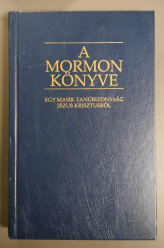 a mormon k�nyve