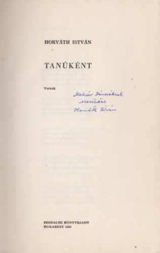 Tan�k�nt - versek (Dedik�lt)