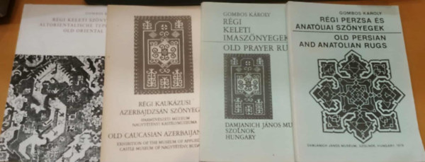 4 db sznyegek: Rgi perzsa s anatliai sznyegek; Rgi keleti imasznyegek; Rgi kaukzusi Azerbajdzsn sznyegek; Rgi keleti sznyegek