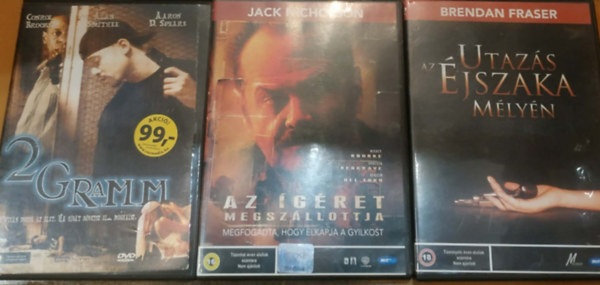 3 k�kem�ny dr�ma: 2 gramm + Az �g�ret megsz�lottja + Utaz�s az �jszaka m�ly�n (3 DVD)