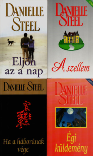 4 db Danielle Steel: A szellem, Ha a hbornak vge, Eljn az a nap, gi kldemny.