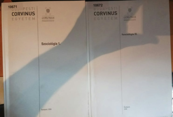 Budapesti Corvinus Egyetem - Szociolgia 1. - II. (2 ktet)