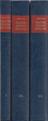 Chernel Istvn - Magyarorszg madarai I-III. (reprint)