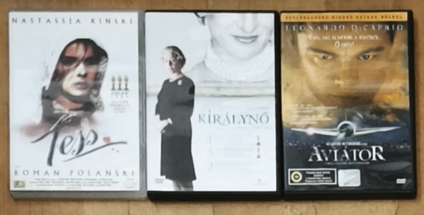 3db Oscar-d�jas film DVD - Avi�tor, Tess, A Kir�lyn�