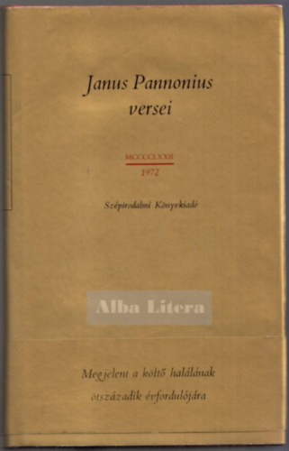Janus Pannonius versei