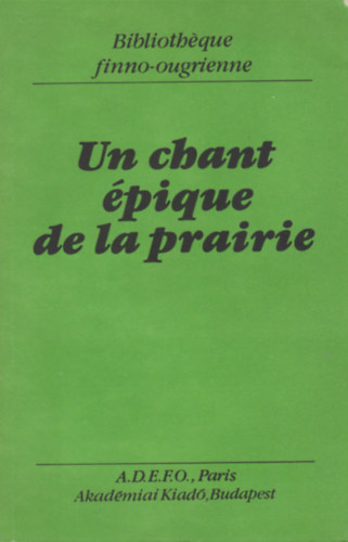 Un chant pique de la prairie