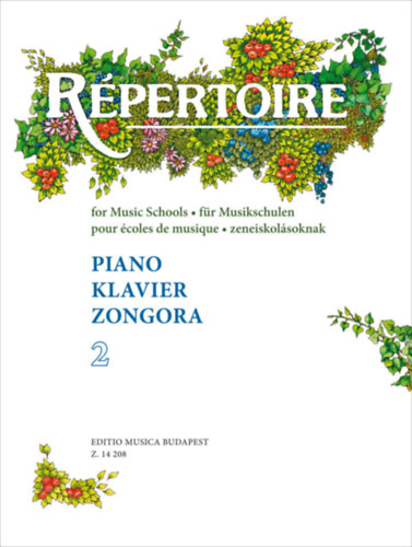 R�pertorire for music schools piano 2 - ( Magyar - N�met - Angol nyelven