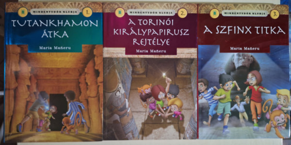 Mindentudk klubja 1. + 2. + 3. - Tutankhamon tka + A torini kirlypapirusz rejtlye + A szfinx titka