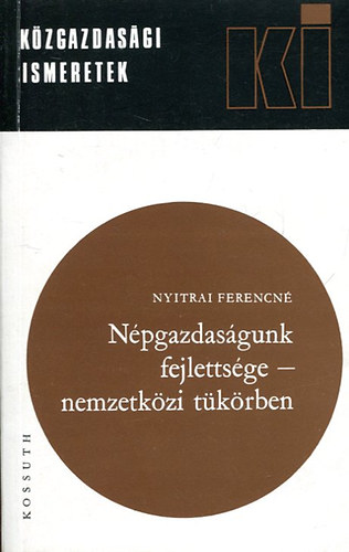 Npgazdasgunk fejlettsge - nemzetkzi tkrben