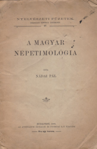 Ndai Pl - A magyar npetimolgia