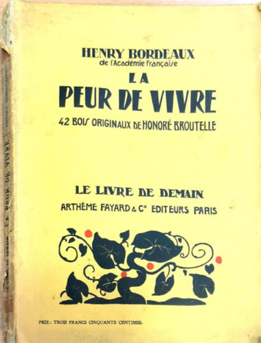 La peur de vivre