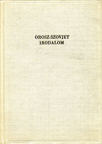 Orosz-Szovjet Irodalom