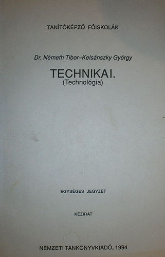 Technika I. (Technol�gia)