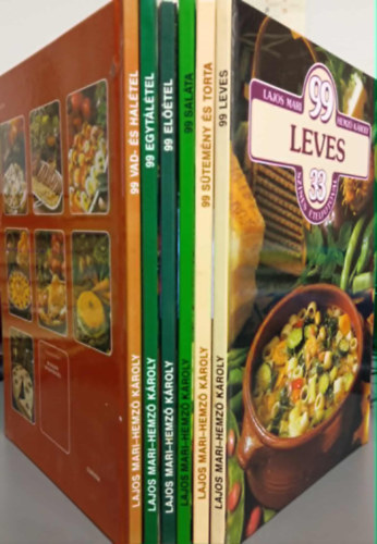 99 tel 33 sznes telfot knyvcsomag (6 darab) Vad- s haltel; Egytltel; Eltel; Salta; Stemny s torta; Leves