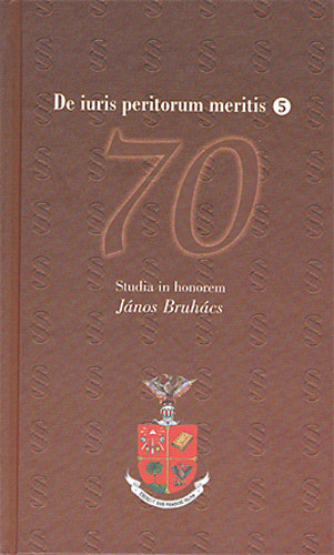 Studia in honorem Jnos Bruhcs