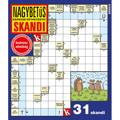 Nagybetűs Skandi 2025/9