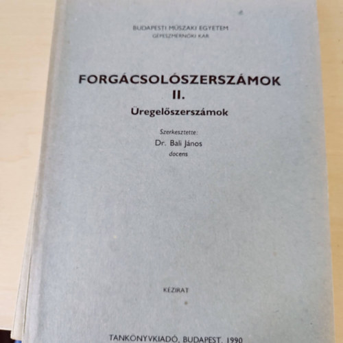 Forgcsolszerszmok II.