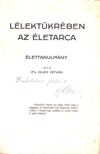 Llektkrben az letarca- lettanulmny- dediklt