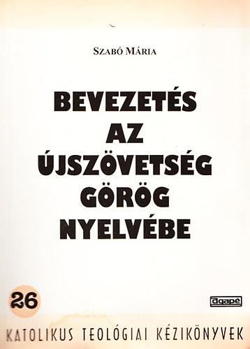 Bevezetés az újszövetség görög nyelvébe