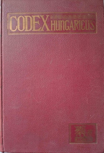 Codex Hungaricus - Magyar trvnyek - 1916. vi trvnycikkek az sszes l trvnyek trgymutatjval