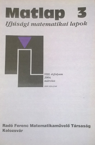 Matlap 3 - Ifjsgi matematikai lapok 2004. mrcius