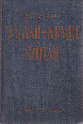 Magyar-nmet sztr I-II.
